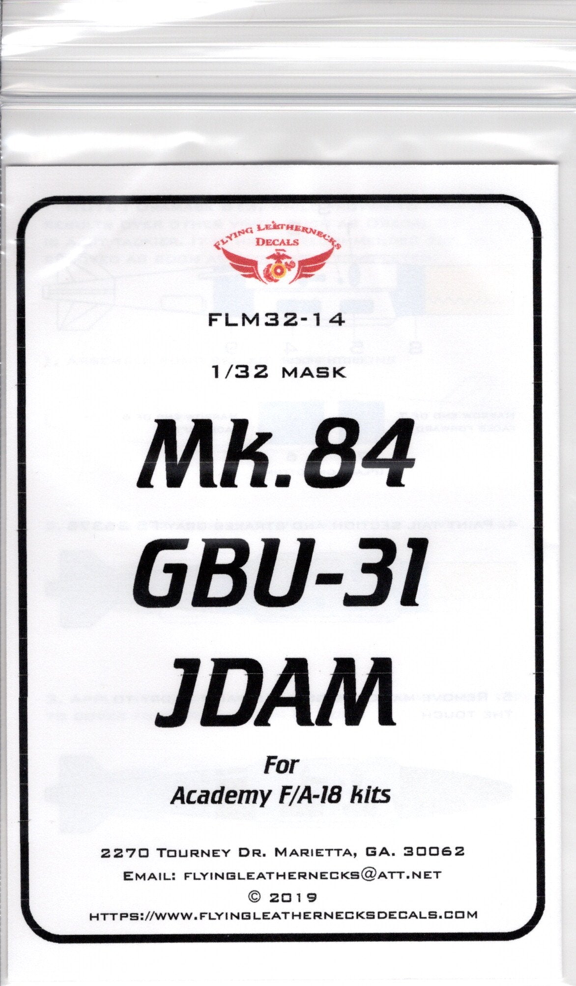 Flying Leathernecks FLM32-14 1:32 Mk-84 GBU-31 JDAM