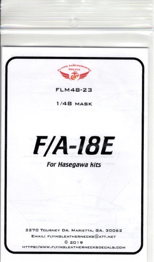 Flying Leathernecks FLM48-23 F/A-18E Super Hornet Mask Set 1:48