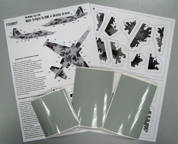 Foxbot Decals FM72001 1:72 Digital Sukhoi Su-25M1