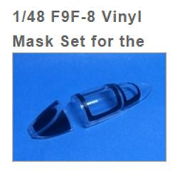 Furball FMS017 F9F-8/F9F-8P Cougar Canopy & Wheel Masks 1:48