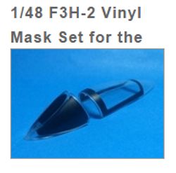 Furball FMS018 F3H-2 Demon Canopy & Wheel Hub Masks 1:48