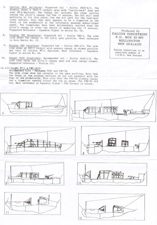 Falcon FNCV0172 1:72 USN WWII part 1