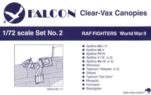 Falcon FNCV0272 1:72 RAF Fighters WWII part 1
