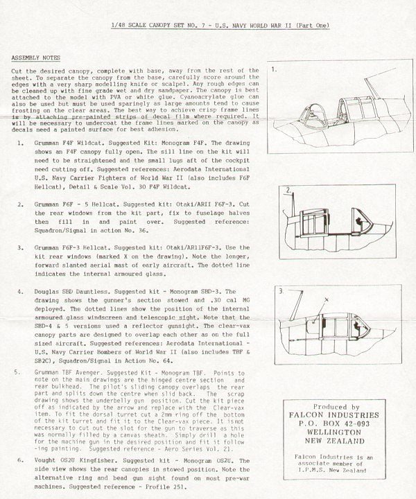 Falcon FNCV0748 1:48 USN Post WWII part 1