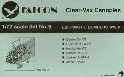 Falcon FNCV0972 1:72 Luftwaffe Bombers WWII
