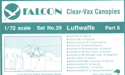 Falcon FNCV2972 1:72 Luftwaffe part 6