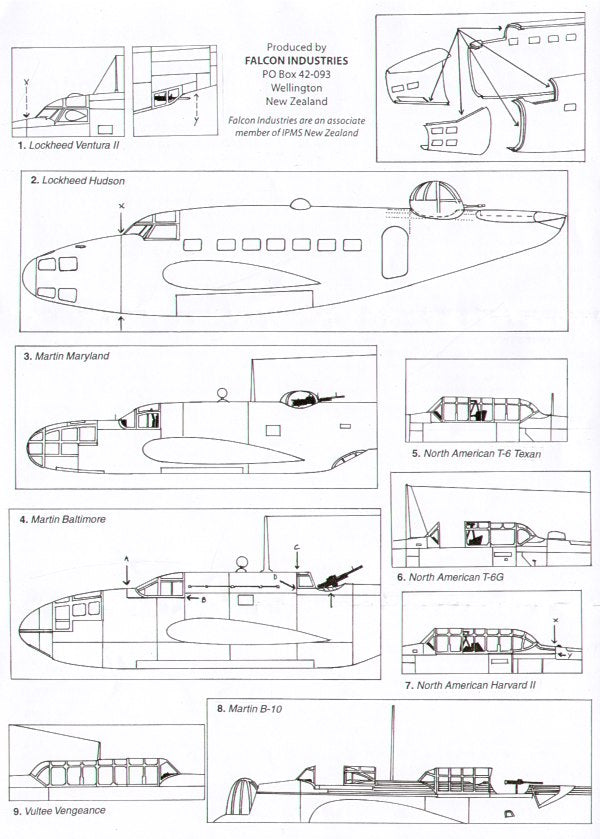 Falcon FNCV3072 1:72 US Aircraft in Foreign Service