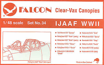 Falcon FNCV3448 1:48 Imperial Japanese Army Air Force/IJAAF WWII