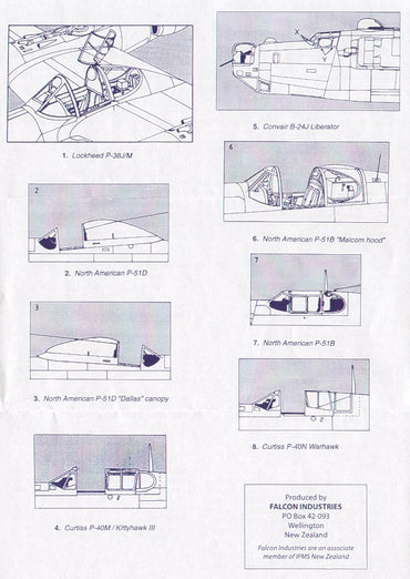 Falcon FNCV3648 1:48 USAAF WWII part 2