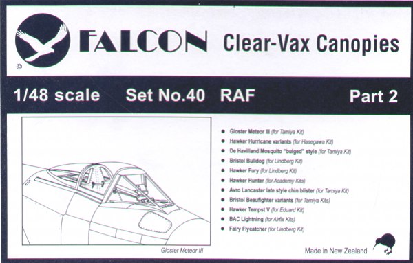 Falcon FNCV4048 1:48 RAF part 2