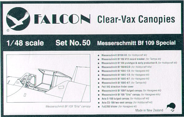 Falcon FNCV5048 1:48 Messerschmitt Bf-109 special set