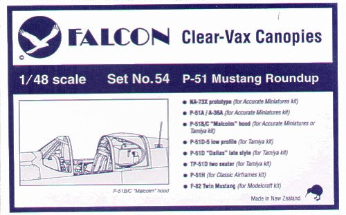 Falcon FNCV5448 1:48 North-American P-51 Mustang Roundup