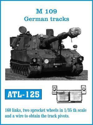 Friul Modellismo ATL-125 1:35 SPH M109A2 Howitzer German tracks