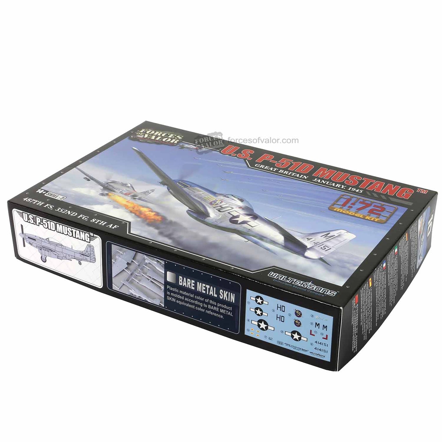 Forces Of Valor P-51D Mustang Great Britain 1945 1:72