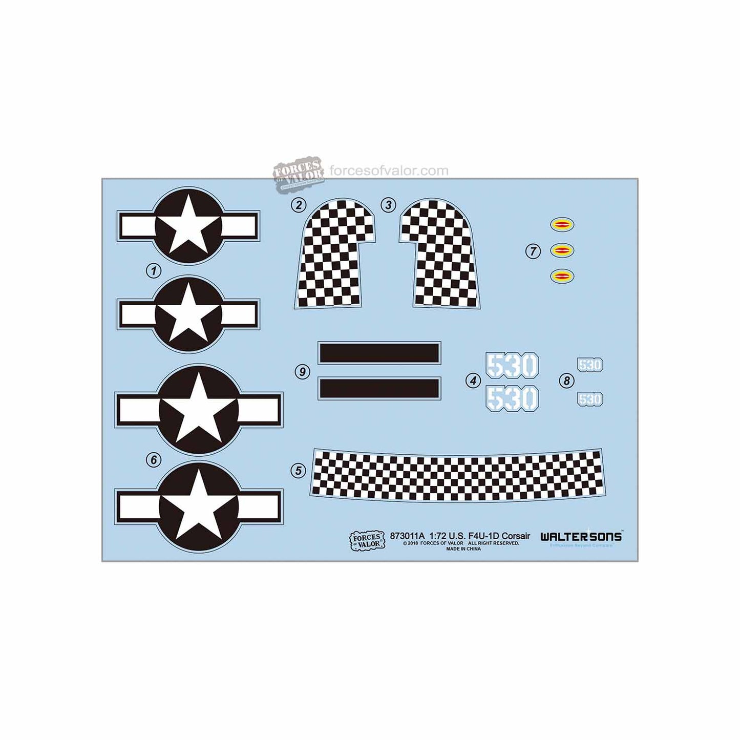 Forces Of Valor FOV-873011A 1:72 Vought F4U-1D Corsair Okinawa, May, 1945