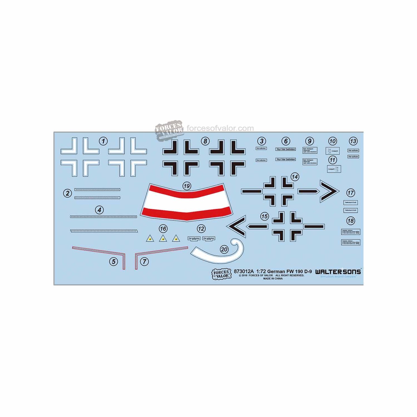 Forces Of Valor FOV-873012A 1:72 Focke-Wulf Fw-190D-9 Sorau Germany 1945