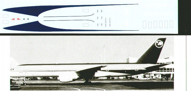 Flightpath USA FPA20064 1:200 Boeing 757 Northwest 1995 Scheme Decals