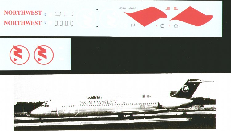 Flightpath USA FPA20066 1:200 Douglas DC-9-50 Northwest 1995 Scheme