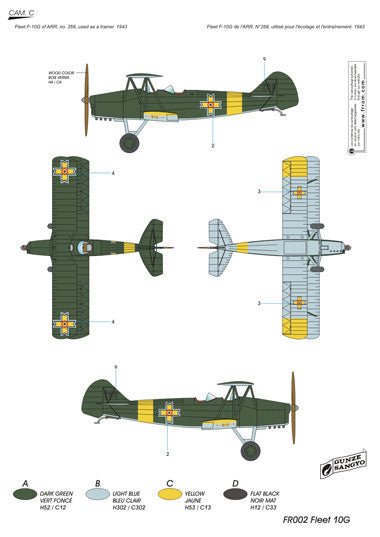 Frrom-Azur FR0002 Fleet F-10G Romanian Trainers 1:72