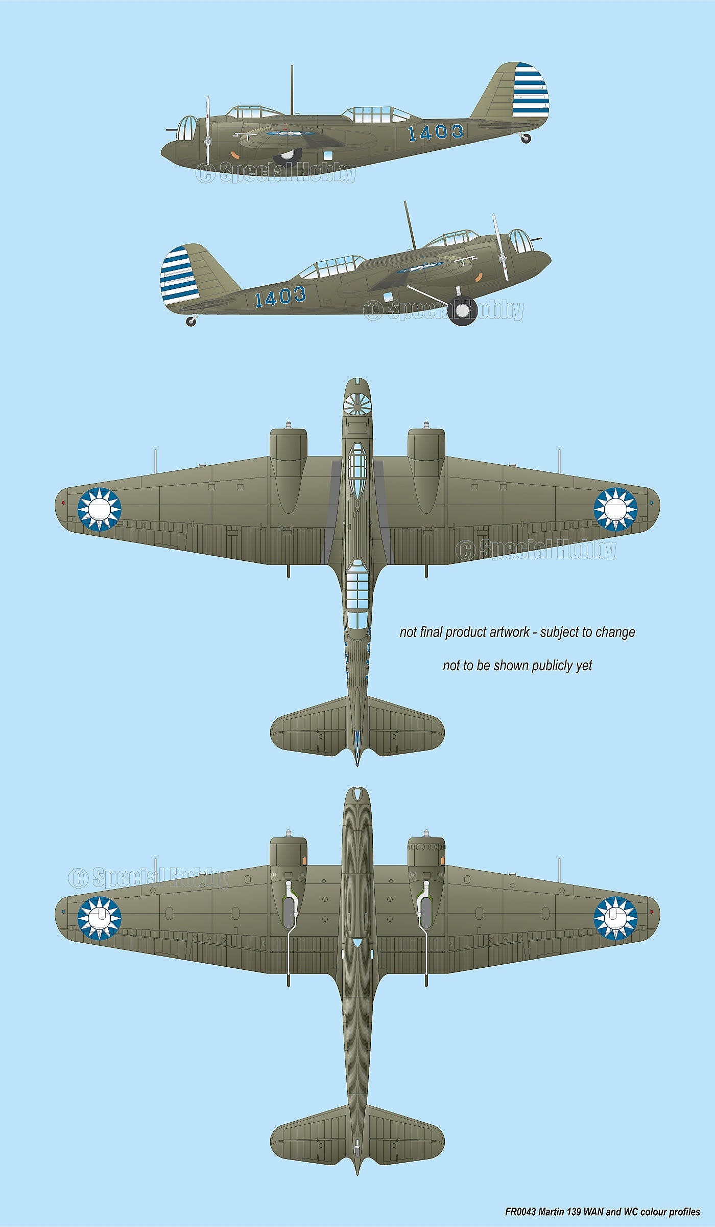 Frrom-Azur FR0043 1:72 Martin B-10 Export WC/WAN