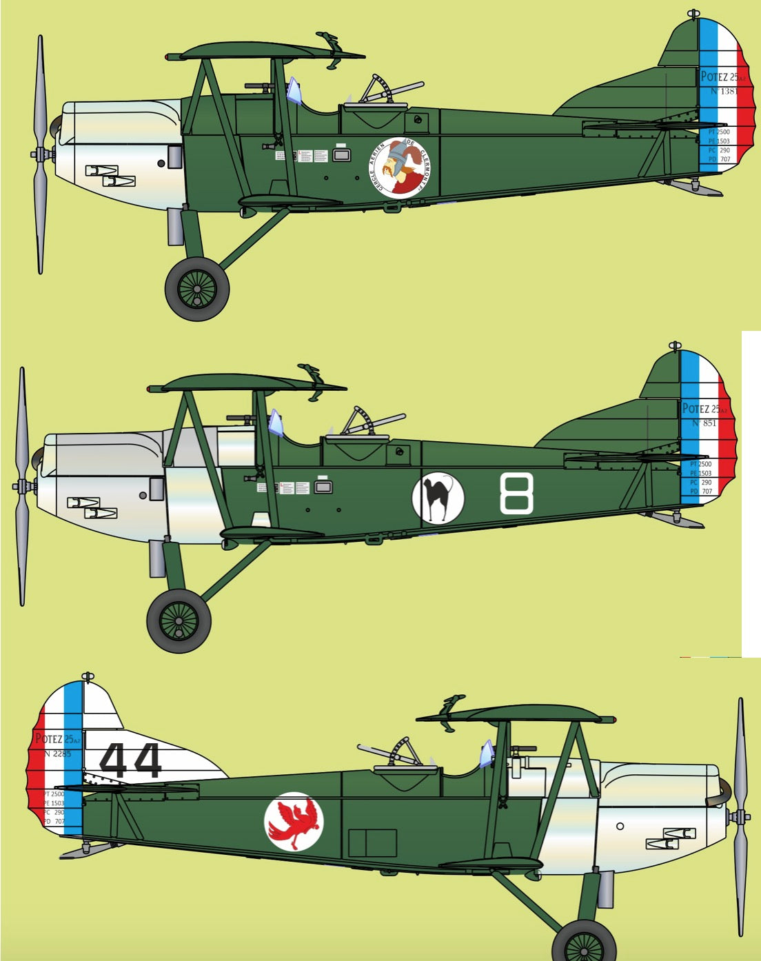 Frrom-Azur FR0053 1:72 Potez 25 Renault 12Kg