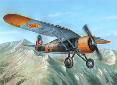 Frrom-Azur FR0011 PZL P.24 Over Danube Fighter 1:72
