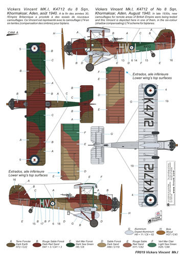 Frrom-Azur FR0019 1:72 Vickers Vincent