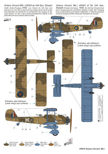 Frrom-Azur FR0019 1:72 Vickers Vincent