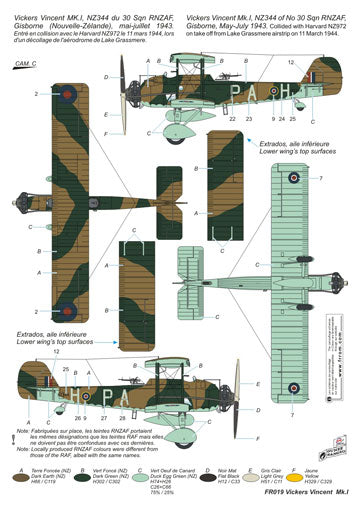 Frrom-Azur FR0019 1:72 Vickers Vincent