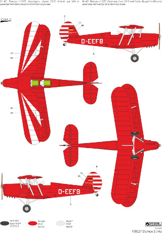 Frrom-Azur FR0027 Stampe S.V.4 Aerobatics Version 1:72