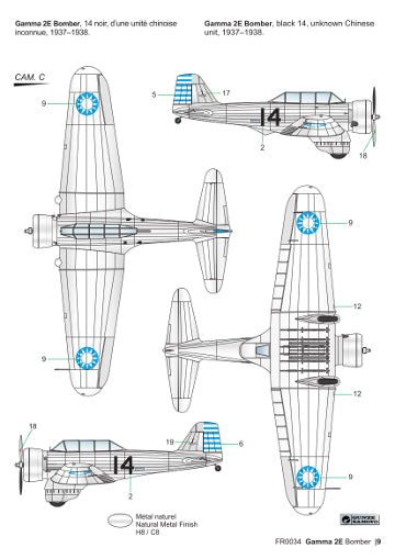 Frrom-Azur FR0034 Northrop Gamma 2E Bomber 1:72
