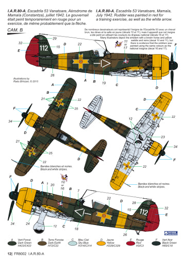 Frrom-Azur FR8002 IAR-80A Romanian Fighter 1:32