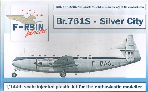 F-rsin Plastic FRP4008 1:144 Breguet 761S Deux-Ponts Decals Silver City