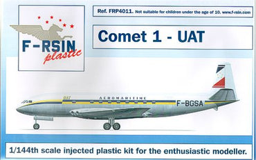 F-rsin Plastic FRP4011 1:144 de Havilland Comet 1 Decals UAT