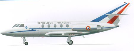 F-rsin Plastic FRP4013 1:144 Dassault Falcon 20 Decals French Air Force