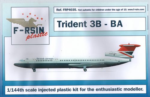 F-rsin Plastic FRP4035 1:144 Hawker-Siddeley Trident 3B