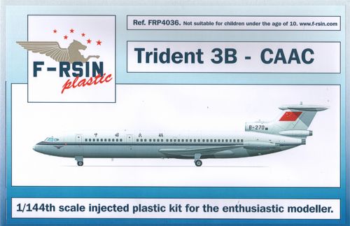 F-rsin Plastic FRP4036 1:144 Hawker-Siddeley Trident 3B