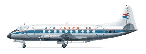 F-rsin Plastic FRP4049 1:144 Vickers Viscount 700