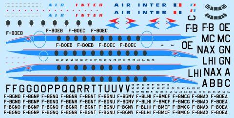 F-rsin Plastic FRP4049 1:144 Vickers Viscount 700