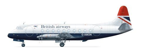 F-rsin Plastic FRP4050 1:144 Vickers Viscount 700