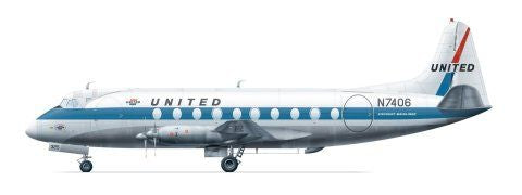 F-rsin Plastic FRP4051 1:144 Vickers Viscount 700