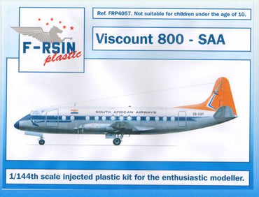 F-rsin Plastic FRP4057 1:144 Vickers Viscount 800