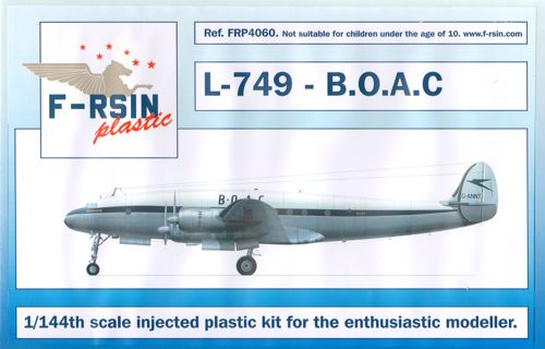 F-rsin Plastic FRP4060 1:144 Lockheed L-049/L-749 Constellation