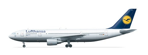 F-rsin FRP4079 Airbus A300-600 Lufthansa (inc Beluga parts) 1:144