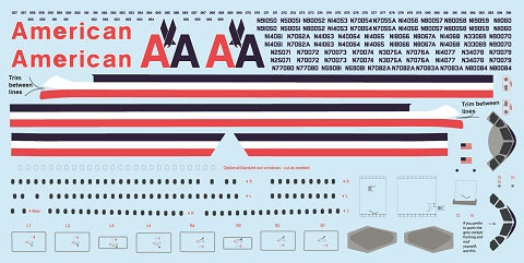 F-rsin FRP4080 Airbus A300-600 American Airlines (inc Beluga) 1:144