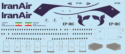 F-rsin FRP4081 Airbus A300-600 Iran Air (inc Beluga) 1:144