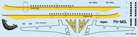 F-rsin Plastic FRP4088 1:144 Fokker F-28-1000 Air Anglia