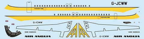 F-rsin Plastic FRP4089 1:144 Fokker F-28-4000 Air Anglia