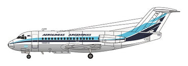 F-rsin Plastic FRP4090 1:144 Fokker F-28-1000 Aerolineas Argentinas