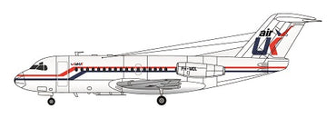 F-rsin Plastic FRP4092 1:144 Fokker F-28-1000 Air UK